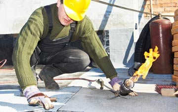 Builth Road flat roof construction